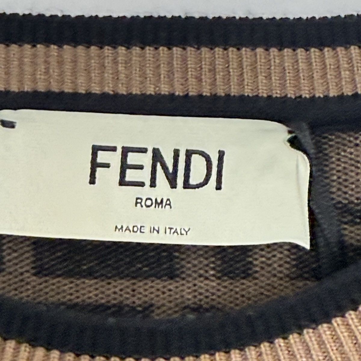 Fendi Fendi FF Pattern Long Sleeve Pullover Sweater K26WX Size US XS / EU 42 / 0 - 5 Thumbnail