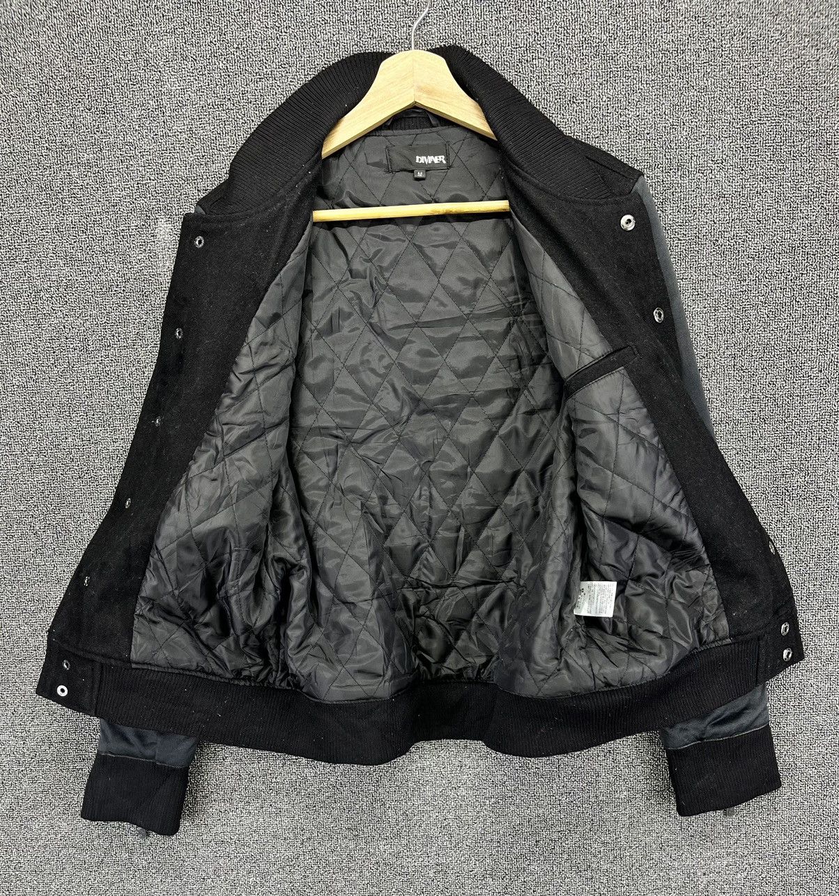 Japanese Brand Vintage Diviner Japan Skull Punk Varsity Jacket Size M / US 6-8 / IT 42-44 - 11 Thumbnail