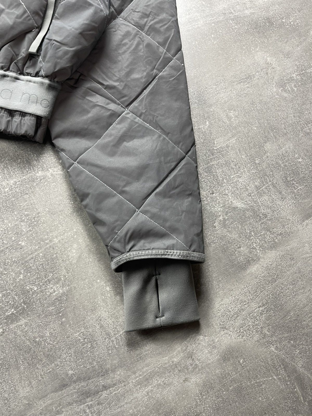 Adidas × Stella McCartney Adidas Stella McCartney Reflective Quilted Jacket Gray Size M / US 6-8 / IT 42-44 - 5 Thumbnail