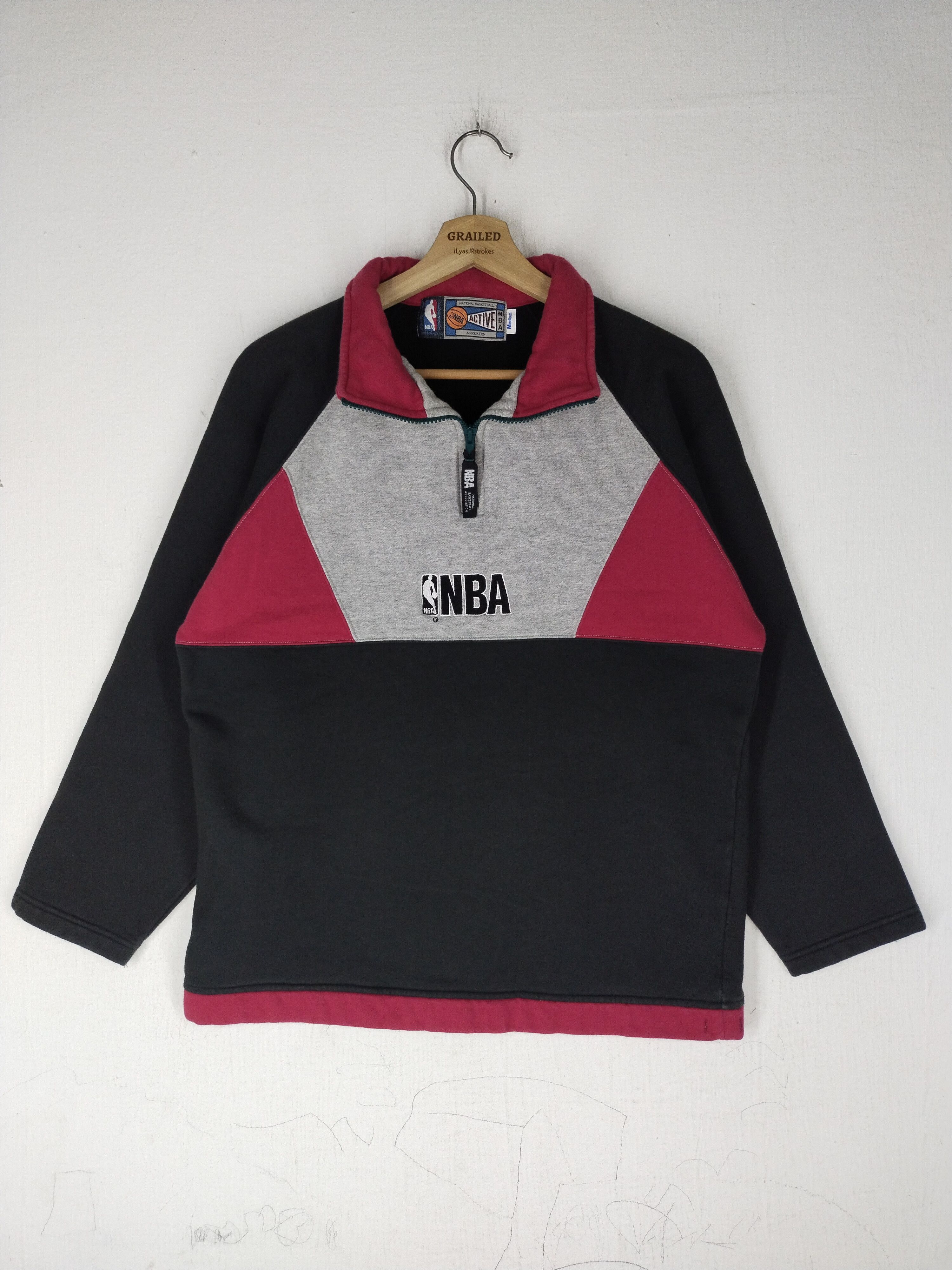 NBA × Vintage Vintage NBA HalfZipper Size US M / EU 48-50 / 2 - 1 Thumbnail
