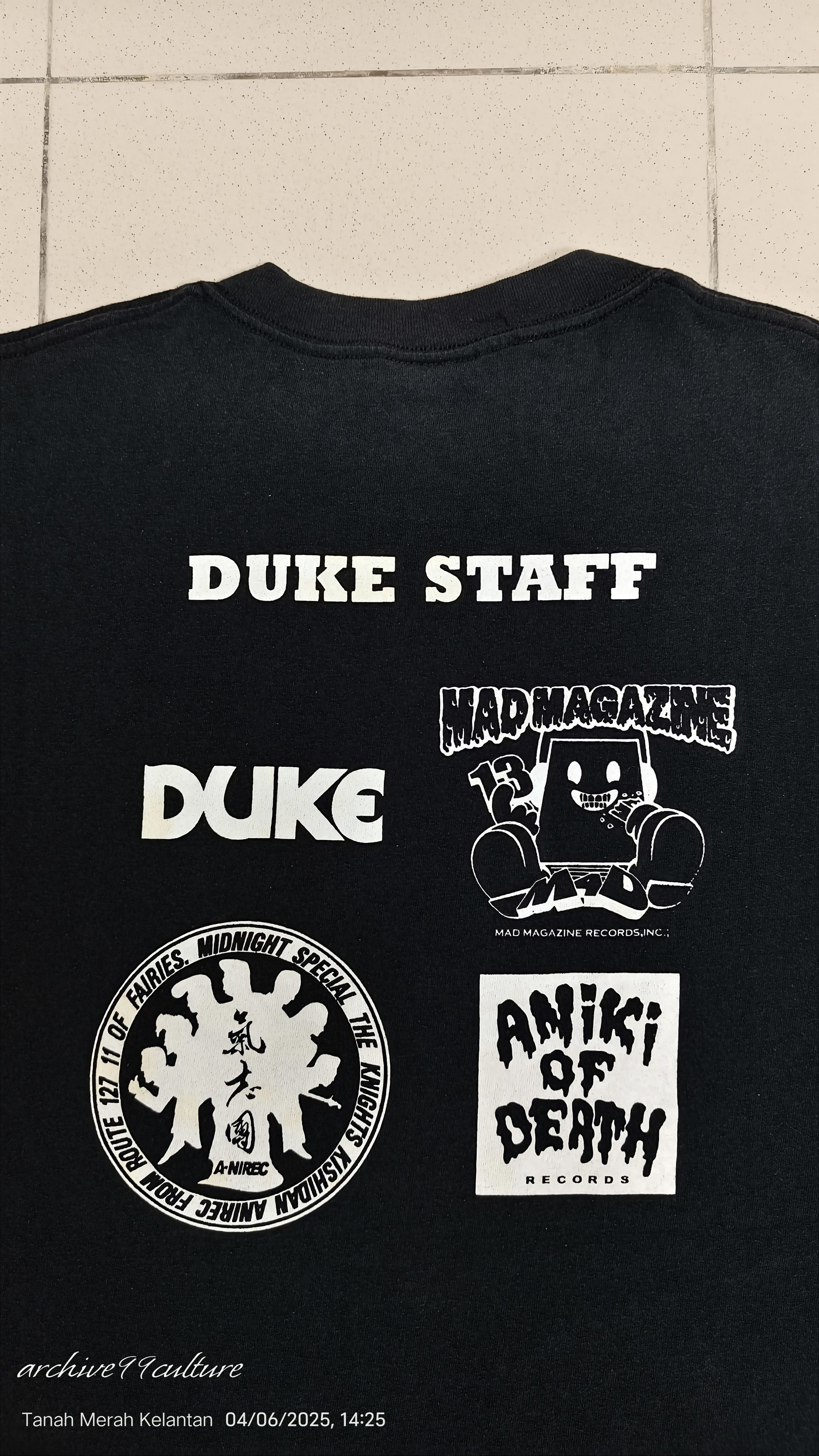 Vintage Duke staff MAD MAGAZINE / A-Ni REC / Aniki of Death tee Size US XXL / EU 58 / 5 - 7 Thumbnail