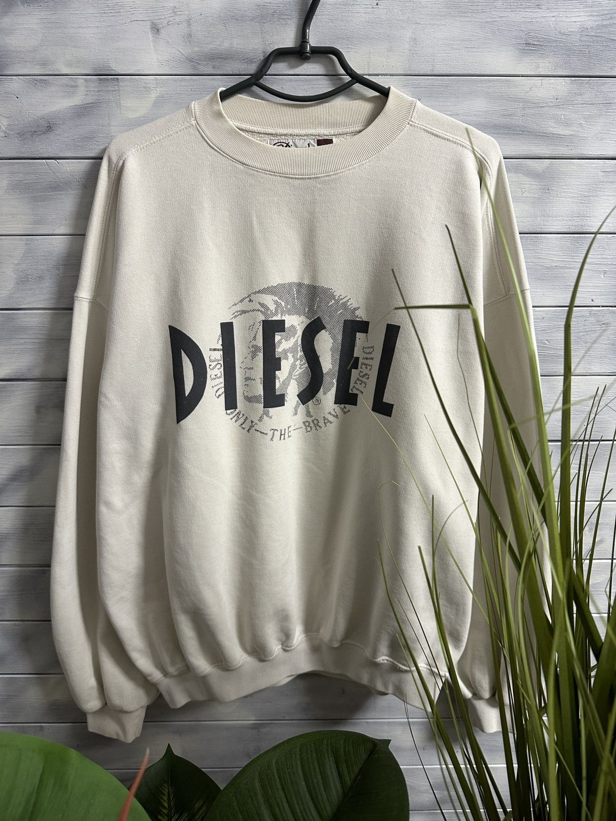 Diesel Rare Vintage Sweatshirt Diesel Amour XL size Y2K Size US XL / EU 56 / 4 - 1 Thumbnail