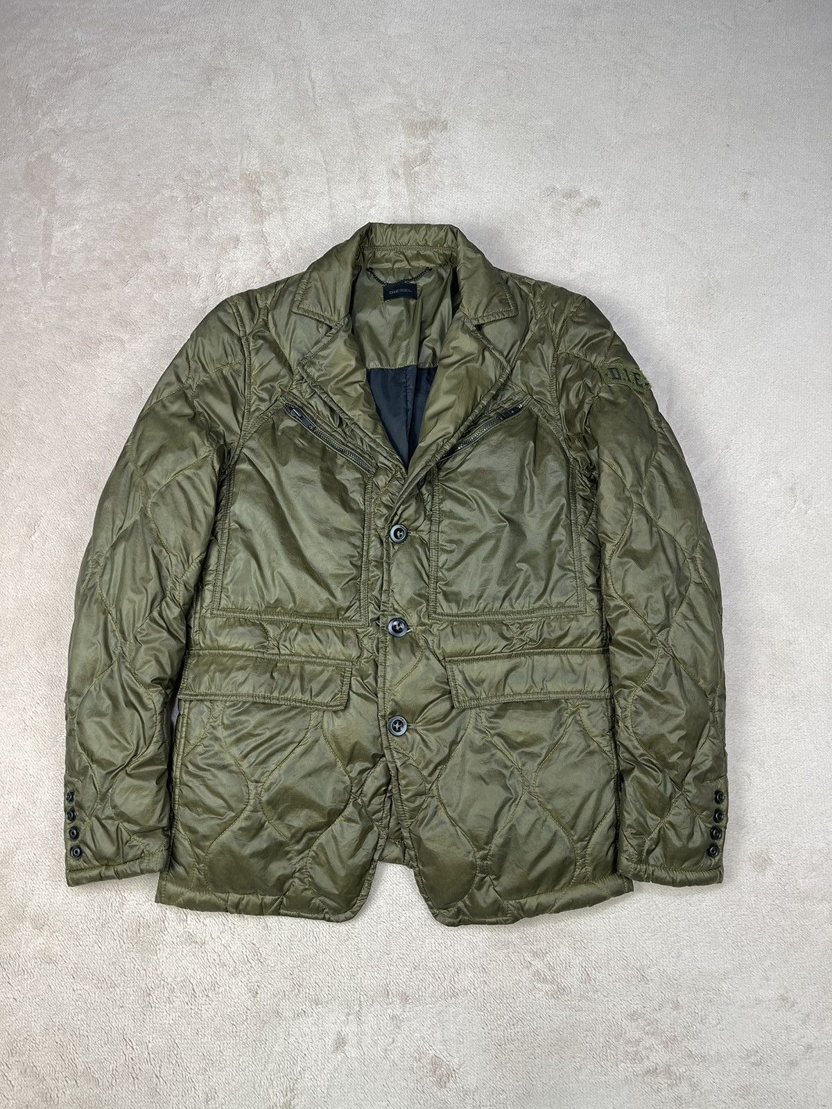 Diesel DIESEL Quilted Nylon Suit Down Jacket Size US XS / EU 42 / 0 - 2 Thumbnail