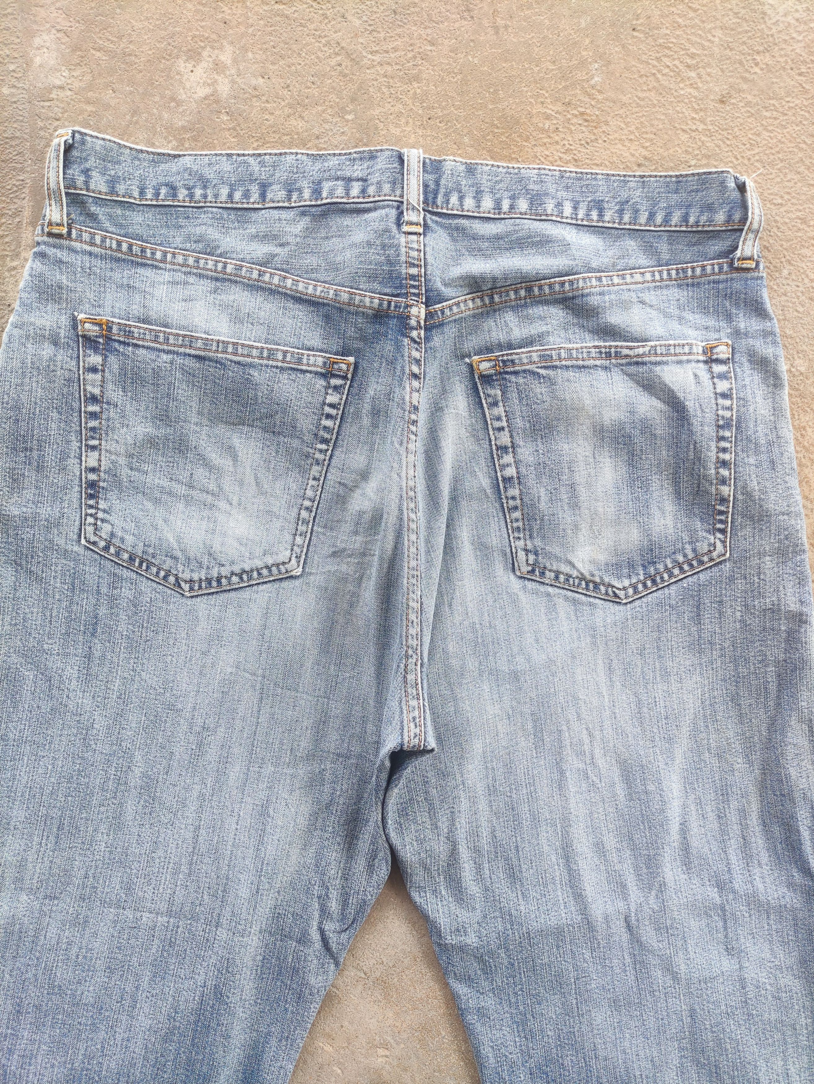 Japanese Brand Vintage Japanese Brand Baggy Denim Faded Pants Size US 35 - 9 Thumbnail