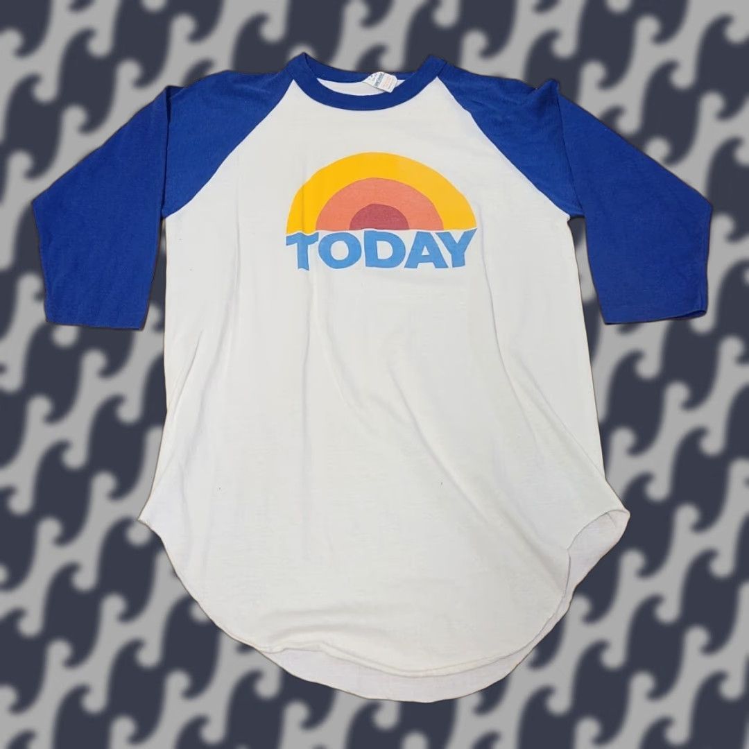 Logo 7 VINTAGE NBC TODAY SHOW Logo Graphic T Shirt Adult Medium Unisex White Size US M / EU 48-50 / 2 - 1 Thumbnail