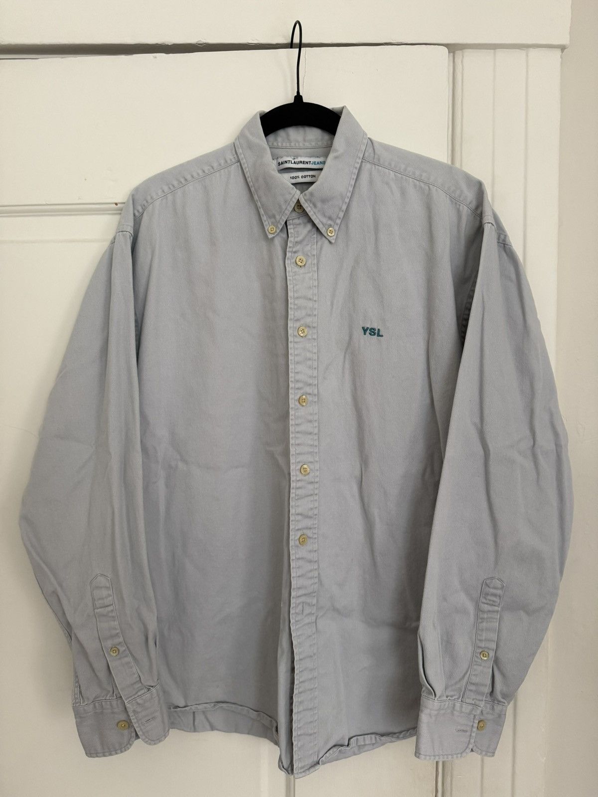 Saint Laurent Jeans button up shirt