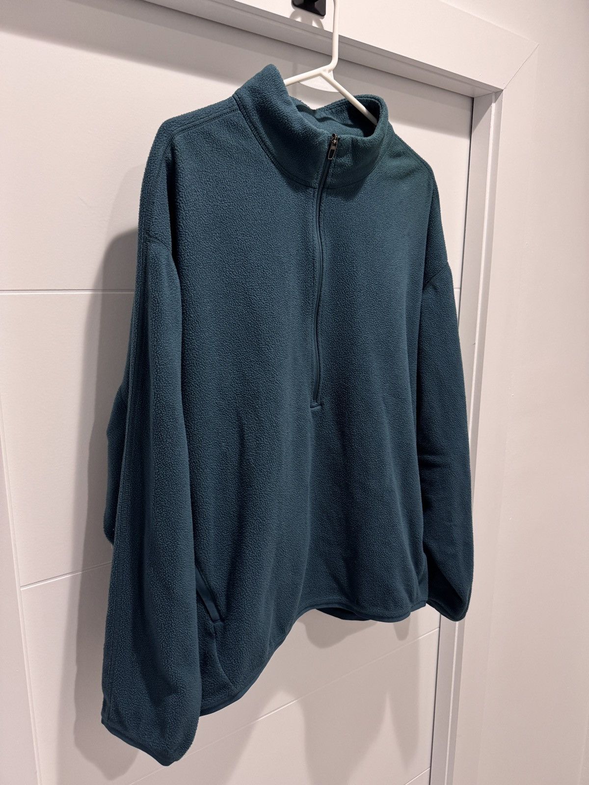 Lululemon Lululemon Oversized Fleece 1/2 Half Zip Green Jasper Size L Size US L / EU 52-54 / 3 - 2 Thumbnail