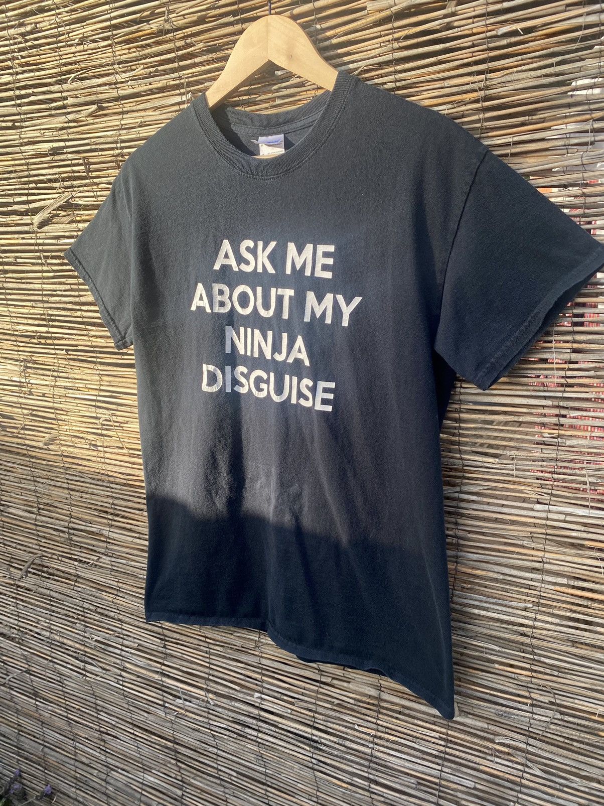 Vintage Vintage ask about my ninja disguise t-shirt Size US M / EU 48-50 / 2 - 7 Thumbnail