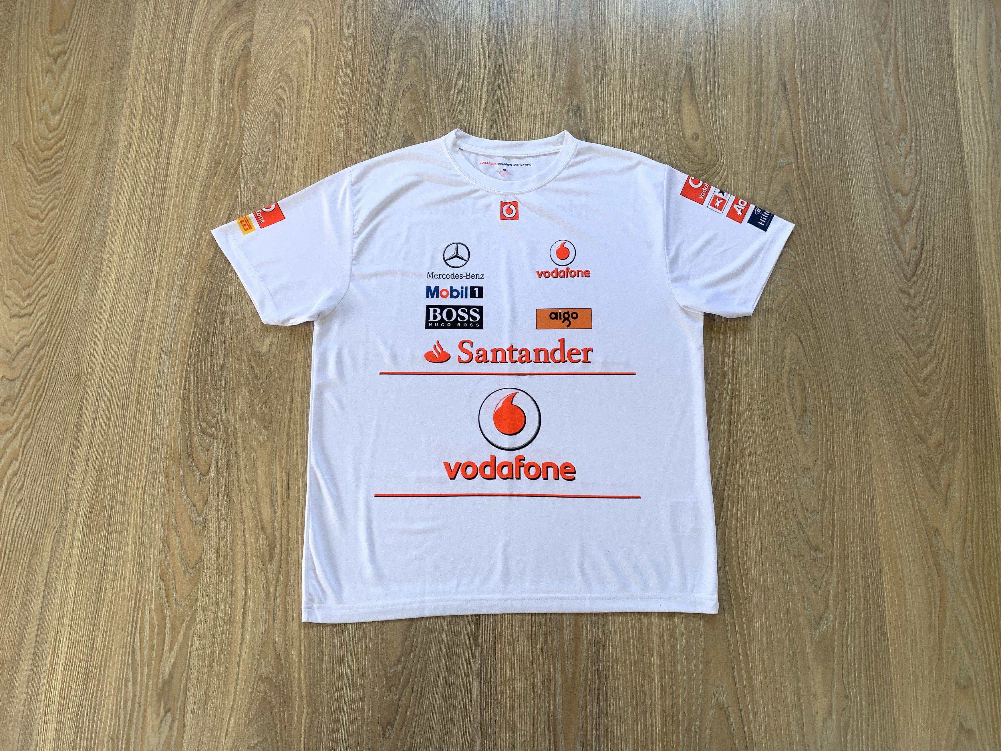 Other Mercedes Benz McLaren Vodafon F1 Racing T-Shirt Formula One Size US XL / EU 56 / 4 - 1 Thumbnail