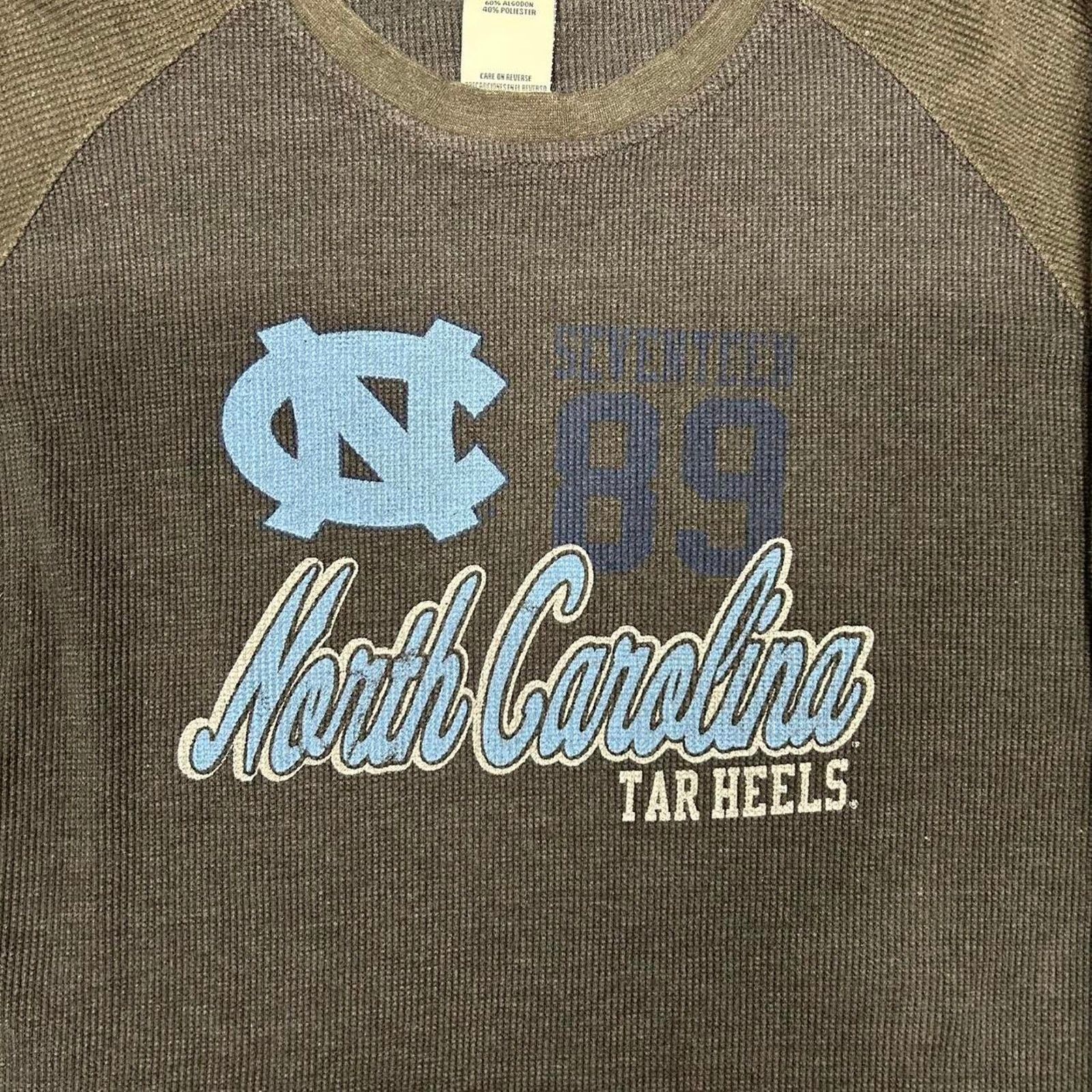 Other North Carolina Tar Heels Y2K thermal long sleeve Size US L / EU 52-54 / 3 - 2 Thumbnail