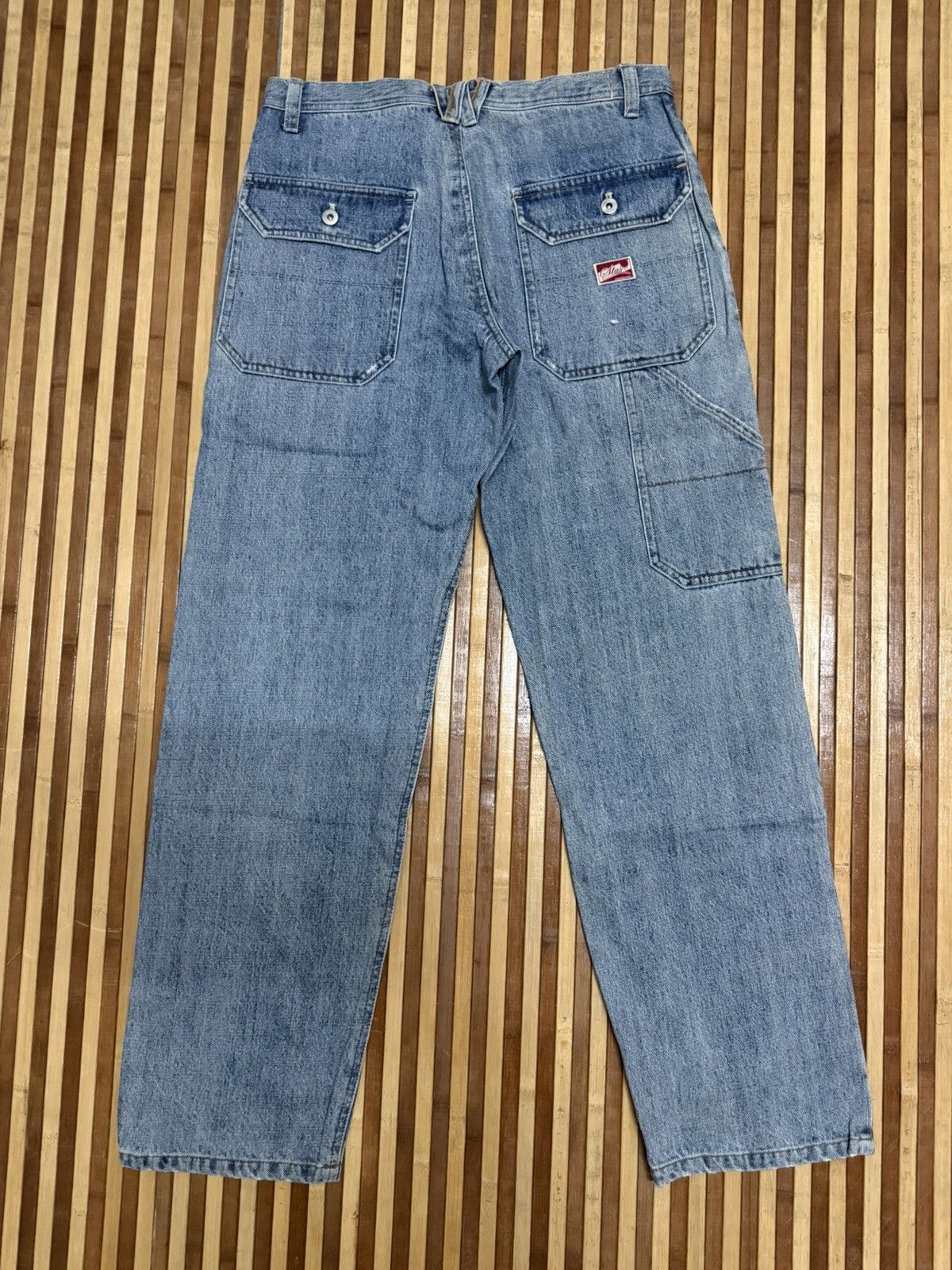 Japanese Brand STAS Cargo Pants Denim Bush Pocket Multipocket / Streetwear Size US 32 / EU 48 - 6 Thumbnail