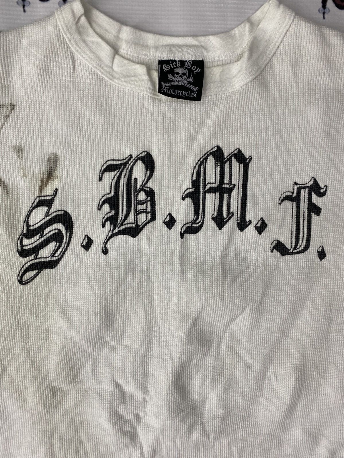 Vintage SICKBOY MOTORCYCLES VINTAGE THERMAL TEE. Size US L / EU 52-54 / 3 - 8 Thumbnail
