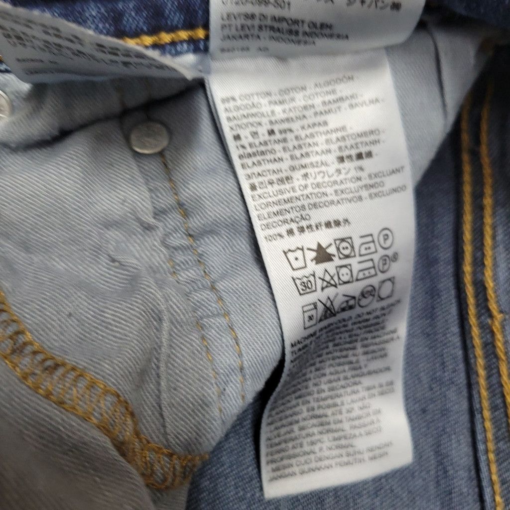 Levi's Levi's 502 Slim-Fit Blue Jeans Size 33/30 Men's Excellent Co Size US 33 - 10 Thumbnail