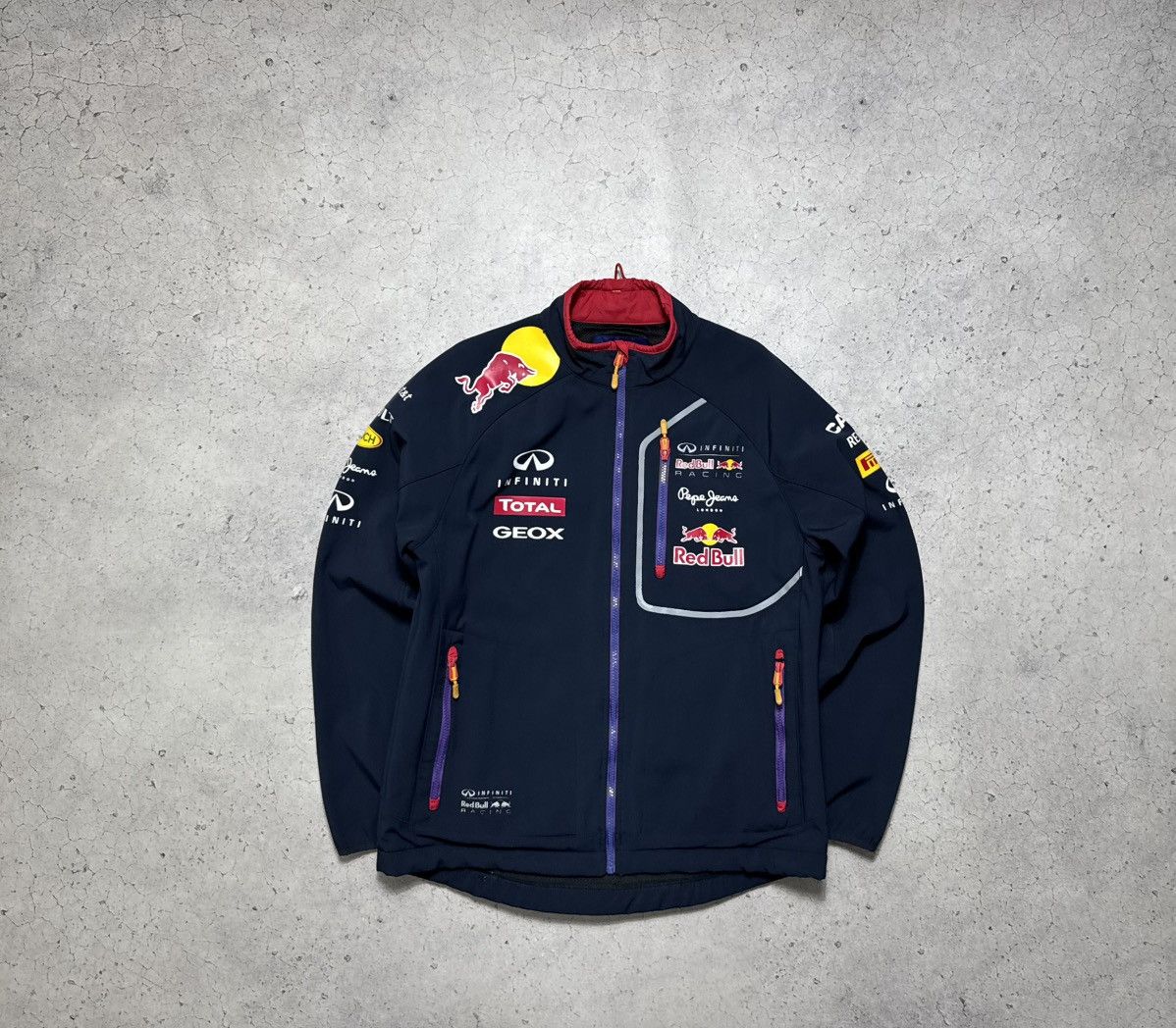 Pepe Jeans Pepe Jeans Red Bull Racing Soft-Shell Jacket Vintage M Size US M / EU 48-50 / 2 - 2 Thumbnail