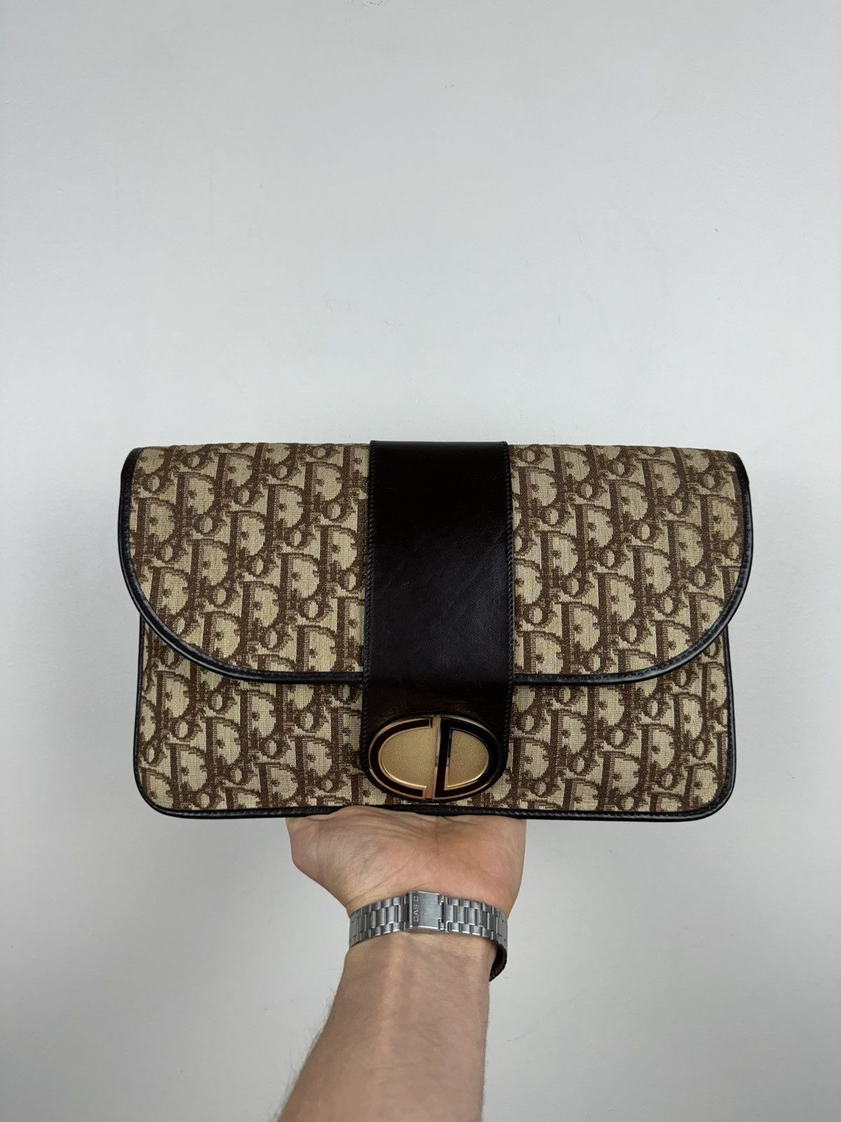 Christian Dior Monsieur × Dior Leather shoulder bag Christian Dior 90s original luxury Size ONE SIZE - 4 Thumbnail