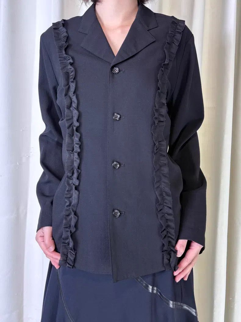 Comme des Garcons Comme Des Garcons Lace Trimmed Shirt Size M / US 6-8 / IT 42-44 - 1 Thumbnail