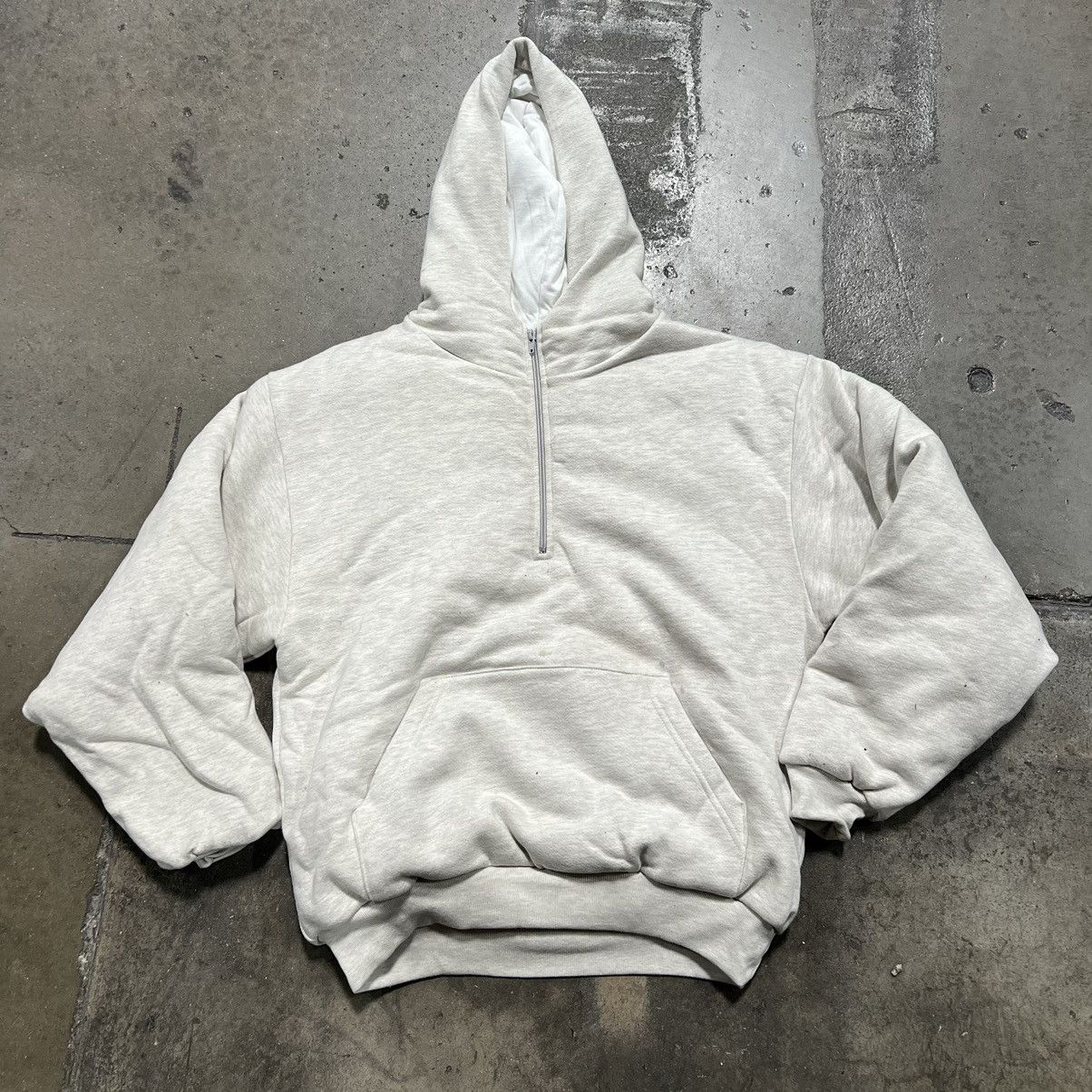 Pre-owned Yeezy Season Laa Produced Puffer Hoodie In Grey