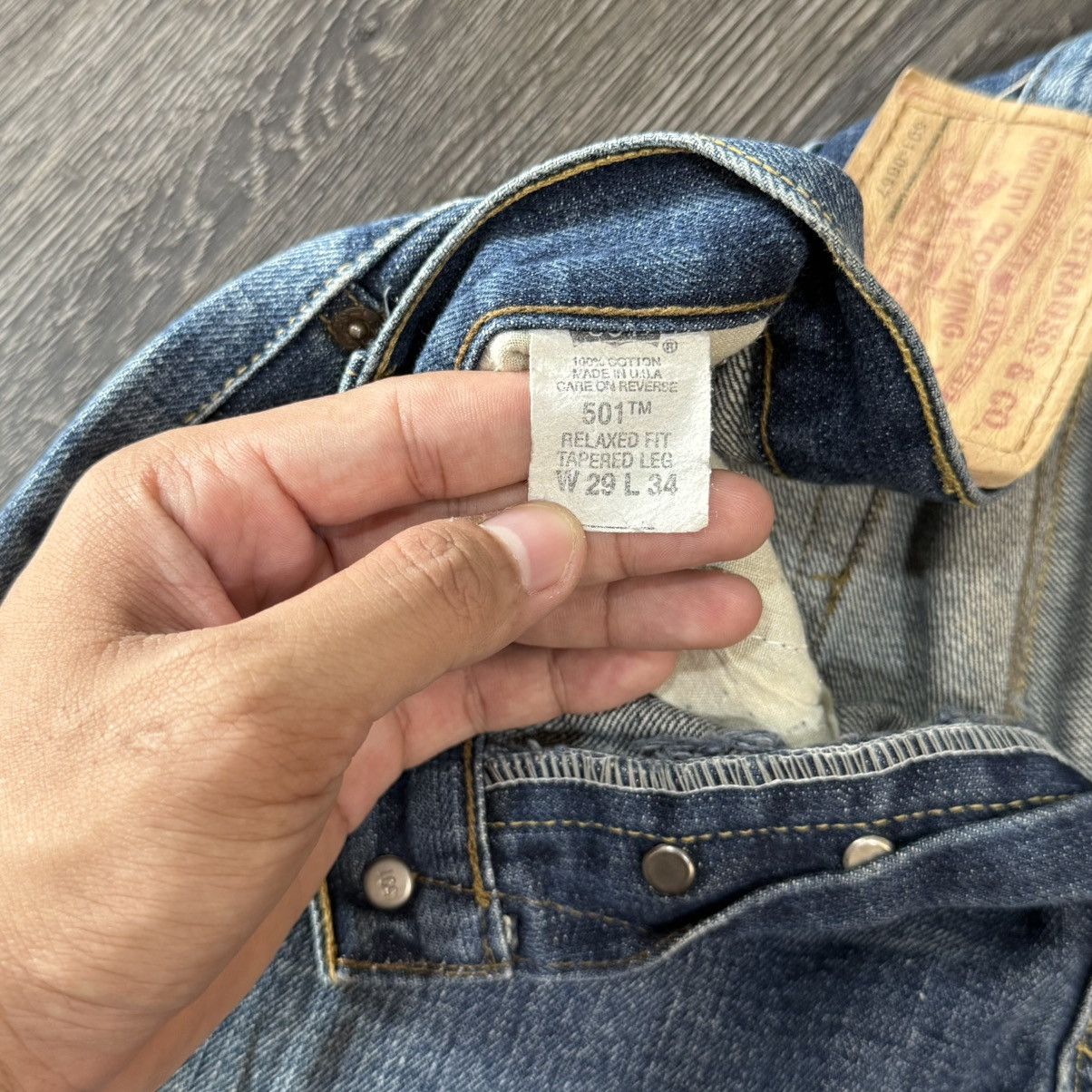 Levi's Levi's 501 Selvedge Size US 29 - 9 Thumbnail