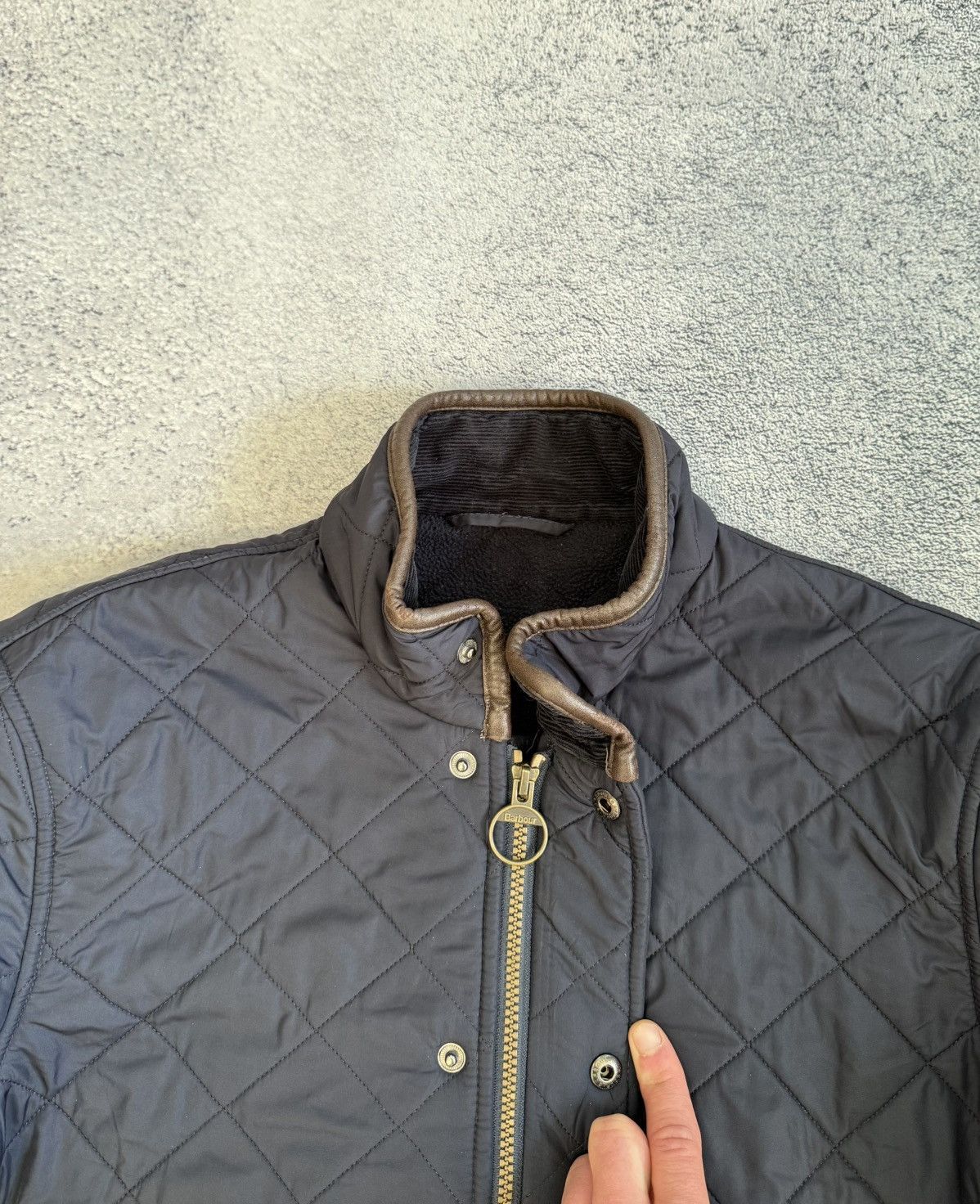 Barbour Barbour Powell Quilted Jacket Men S Black Brown Trim Classic Size US S / EU 44-46 / 1 - 4 Thumbnail