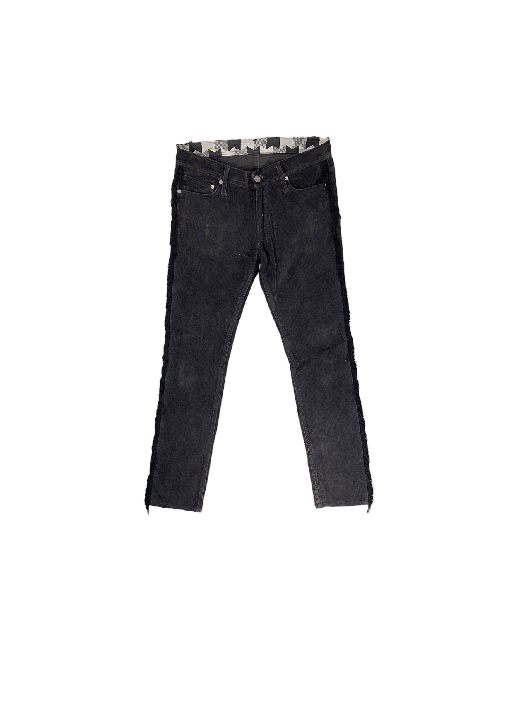 Designer × Japanese Brand × PHENOMENON Phenomenon corduroy fringe pant Size US 32 / EU 48 - 2 Thumbnail