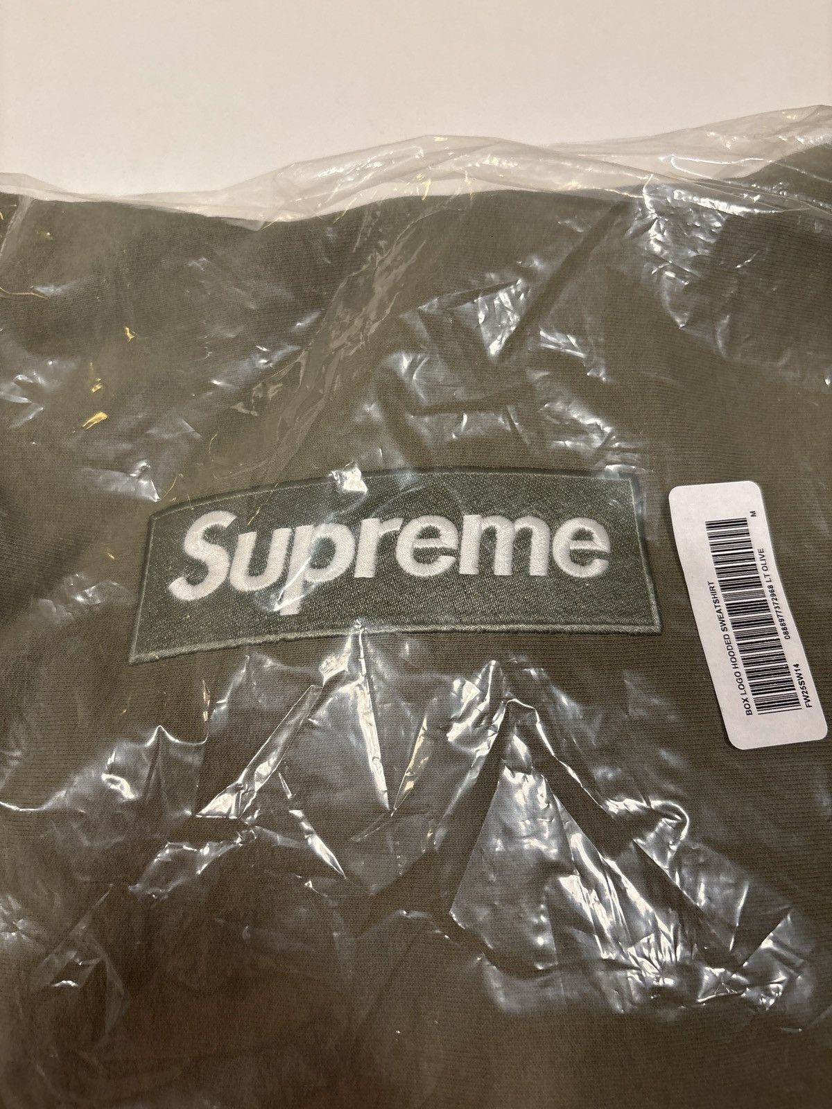Supreme Supreme FW25 Olive Green Box Logo Hoodie Size US M / EU 48-50 / 2 - 1 Thumbnail