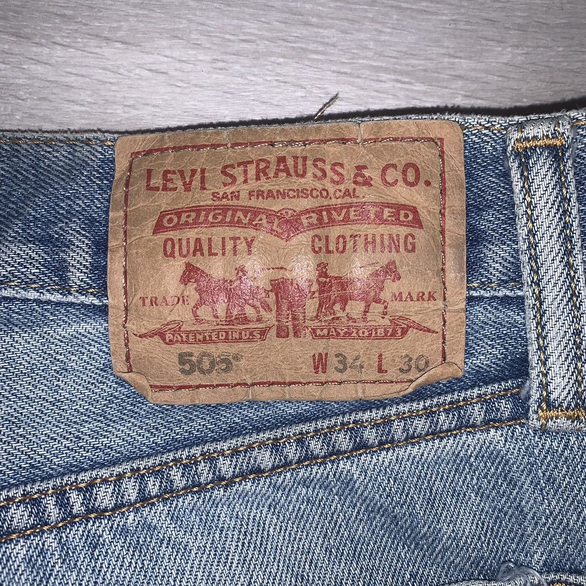 Levi's × Vintage Vintage Levi’s Straight Fit Denim Size US 30 / EU 46 - 2 Thumbnail