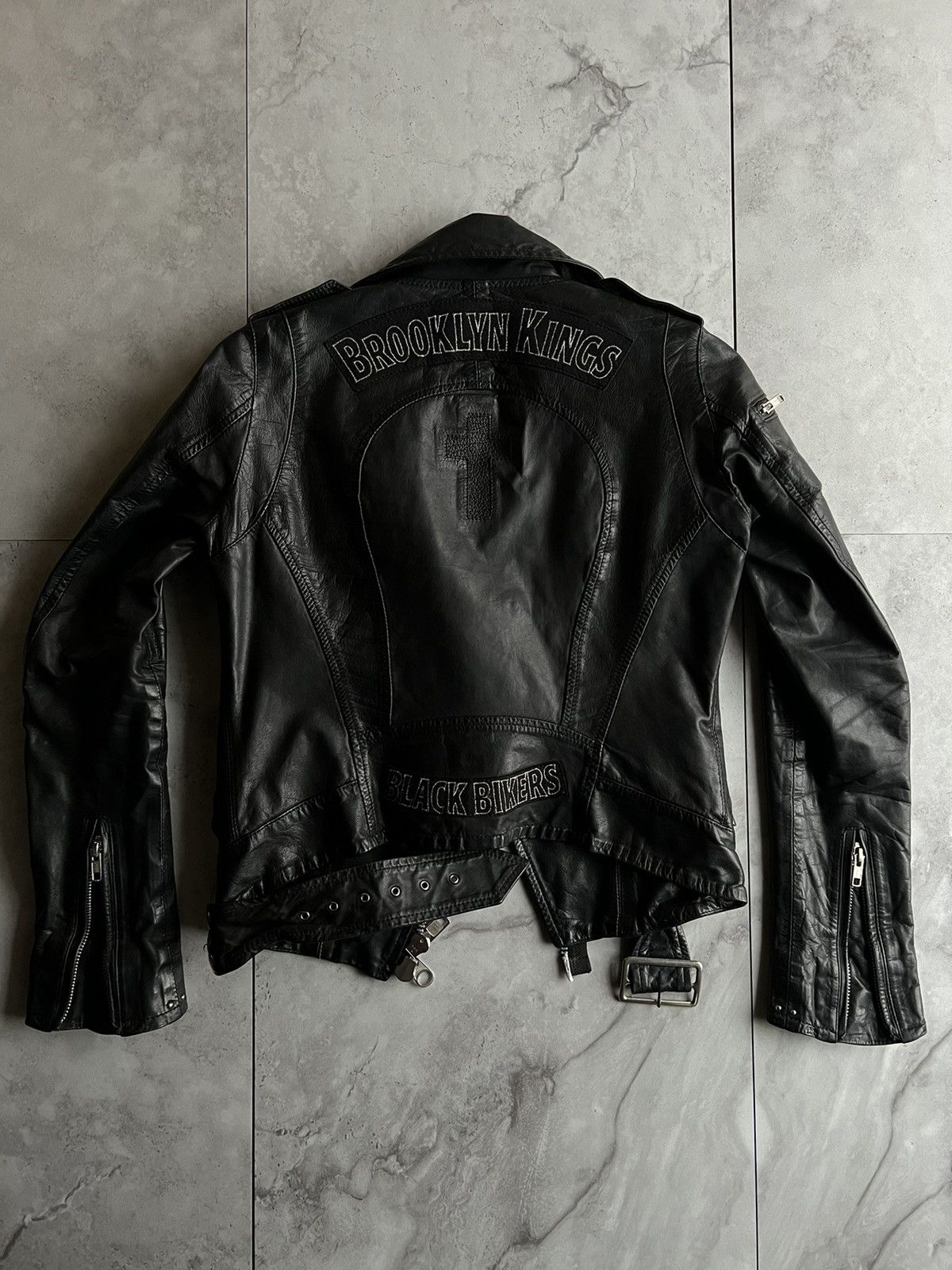 魅力の LGB・LeGrandBleu◇COW LEATHER・BIKER-JACKET ライダース