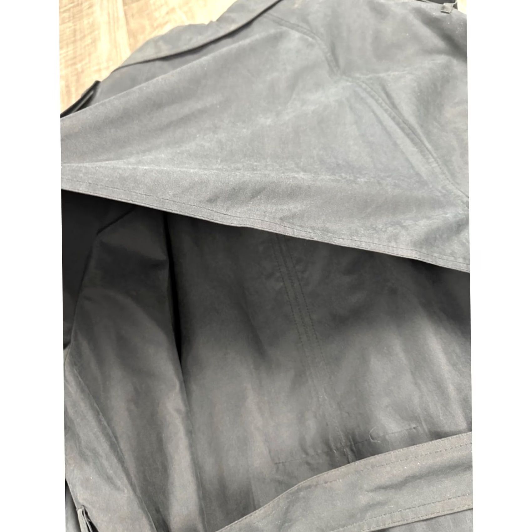 London Fog VINTAGE London Fog Trench Coat Mens 44 Regular Black 44R 31 Hem 45 Total Length 24 Sleeve Length Size US S / EU 44-46 / 1 - 5 Thumbnail