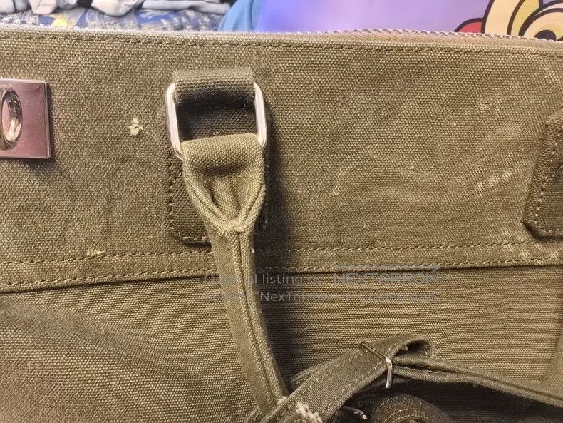 READYMADE Ready Made Military Green Canvas Bag Size ONE SIZE - 2 Thumbnail