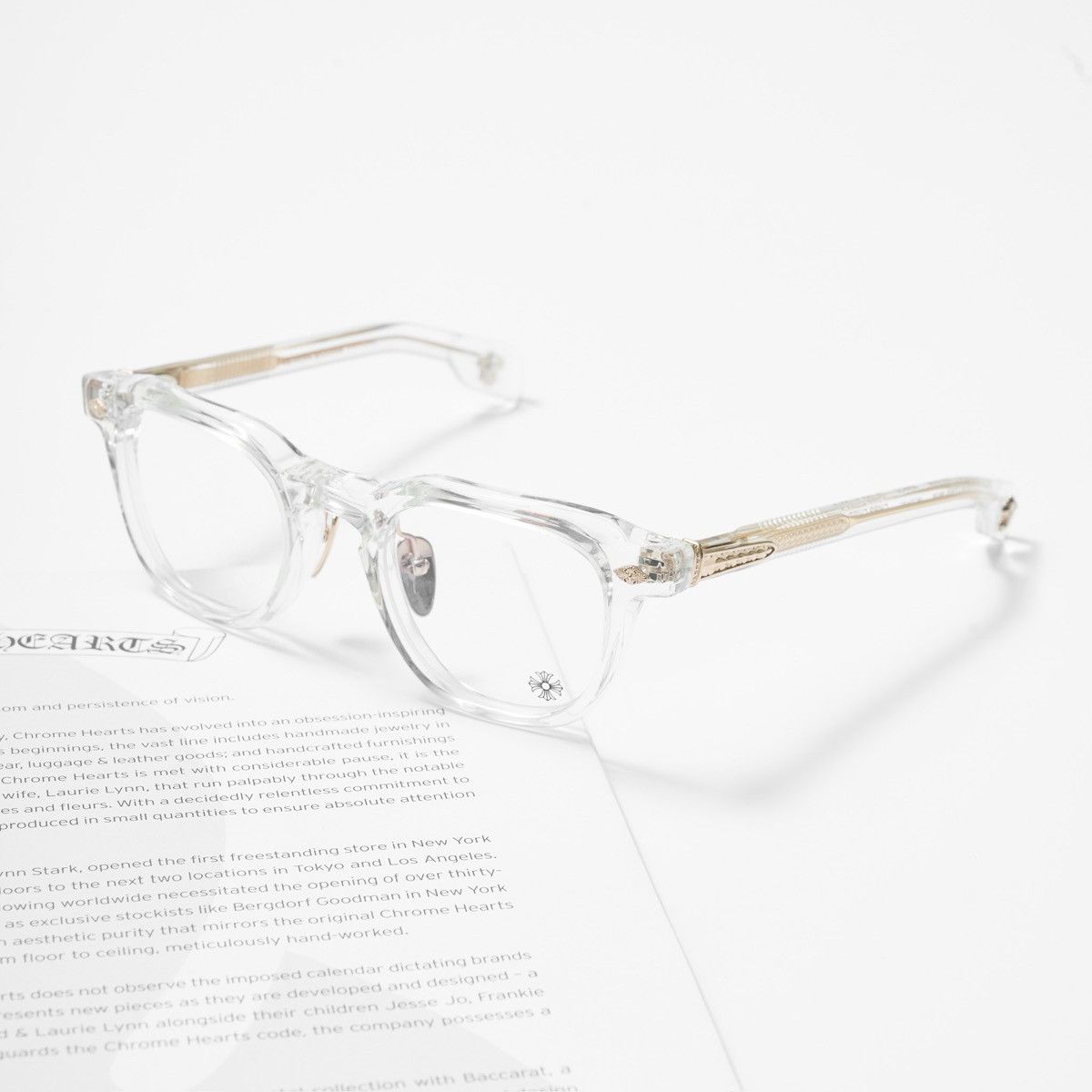Chrome Hearts CHROME HEARTS CHIRP CHIRP-A CRYSTAL 18KGP GLASSES Size ONE SIZE - 1 Thumbnail