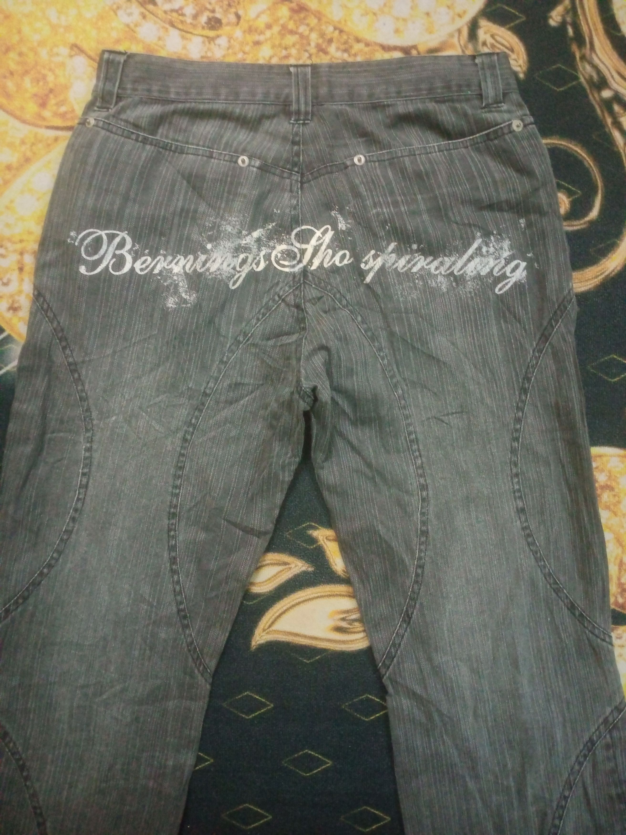 Hysteric Glamour Rare Japanese Brand Bernings Sho Flare Denim Size US 28 / EU 44 - 4 Thumbnail