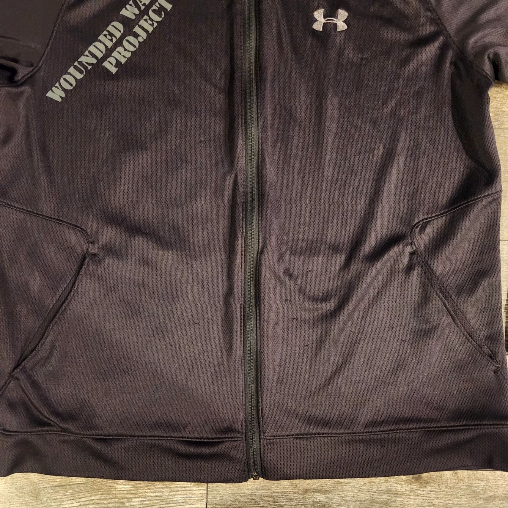 Under Armour Under Armour 1/4 Zip Pullover Men L Black Warrior HealthGear HeatGear Casual Long Sleeve Pullover Size US L / EU 52-54 / 3 - 4 Thumbnail