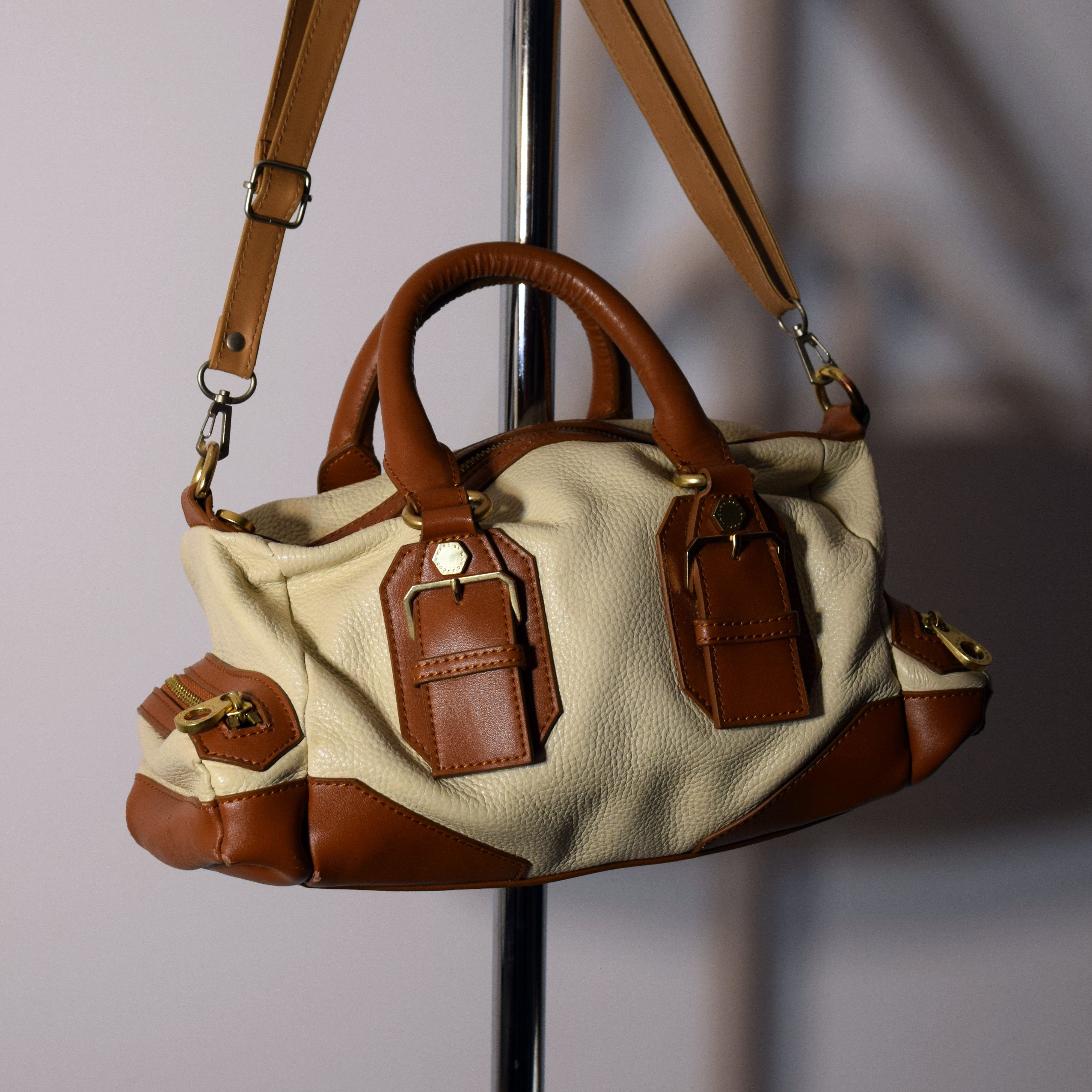 Marc Jacobs × Marc by Marc Jacobs Marc Jacobs Small Brown Leather Shoulder Crossbody Bag Size ONE SIZE - 4 Thumbnail