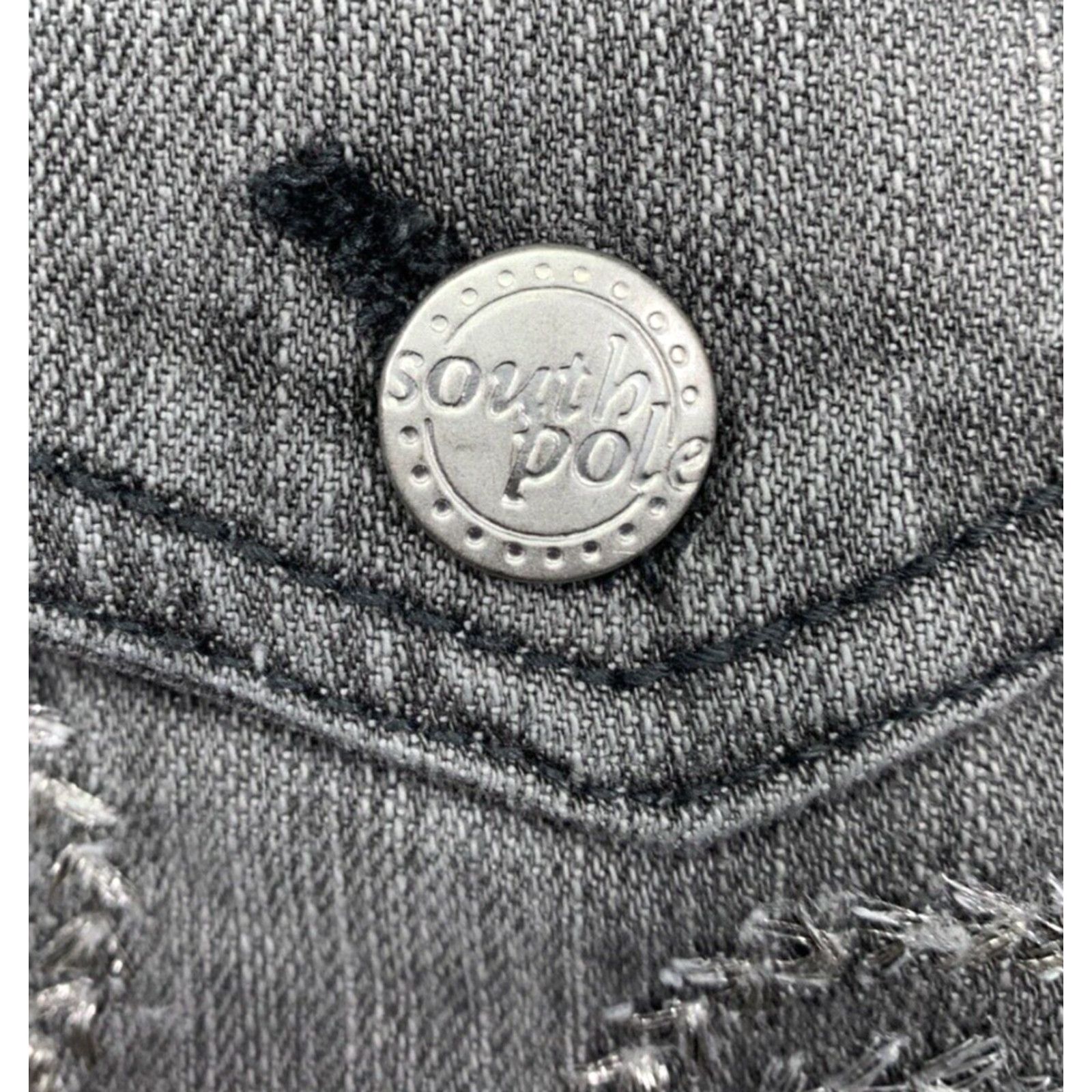 Southpole Southpole Jeans Women's Size 11 Straight Leg 5-Pocket Stone Washed Gray Denim Stretch Size 32" / US 10 / IT 46 - 7 Thumbnail