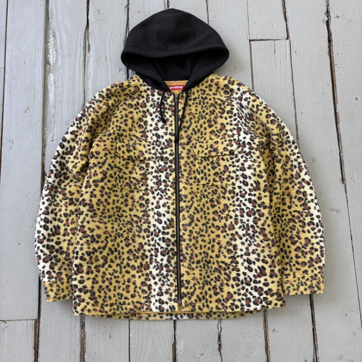 Supreme Fleece Zip Up Hooded Jacket Size US L / EU 52-54 / 3 - 1 Thumbnail