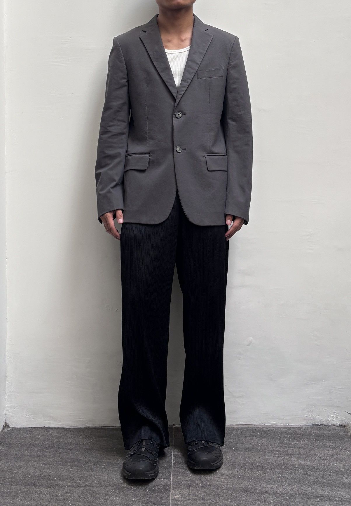 Jil Sander FREE IMPORT TAX 2000s Polyamide Blend Blazer Size 44R - 1 Thumbnail