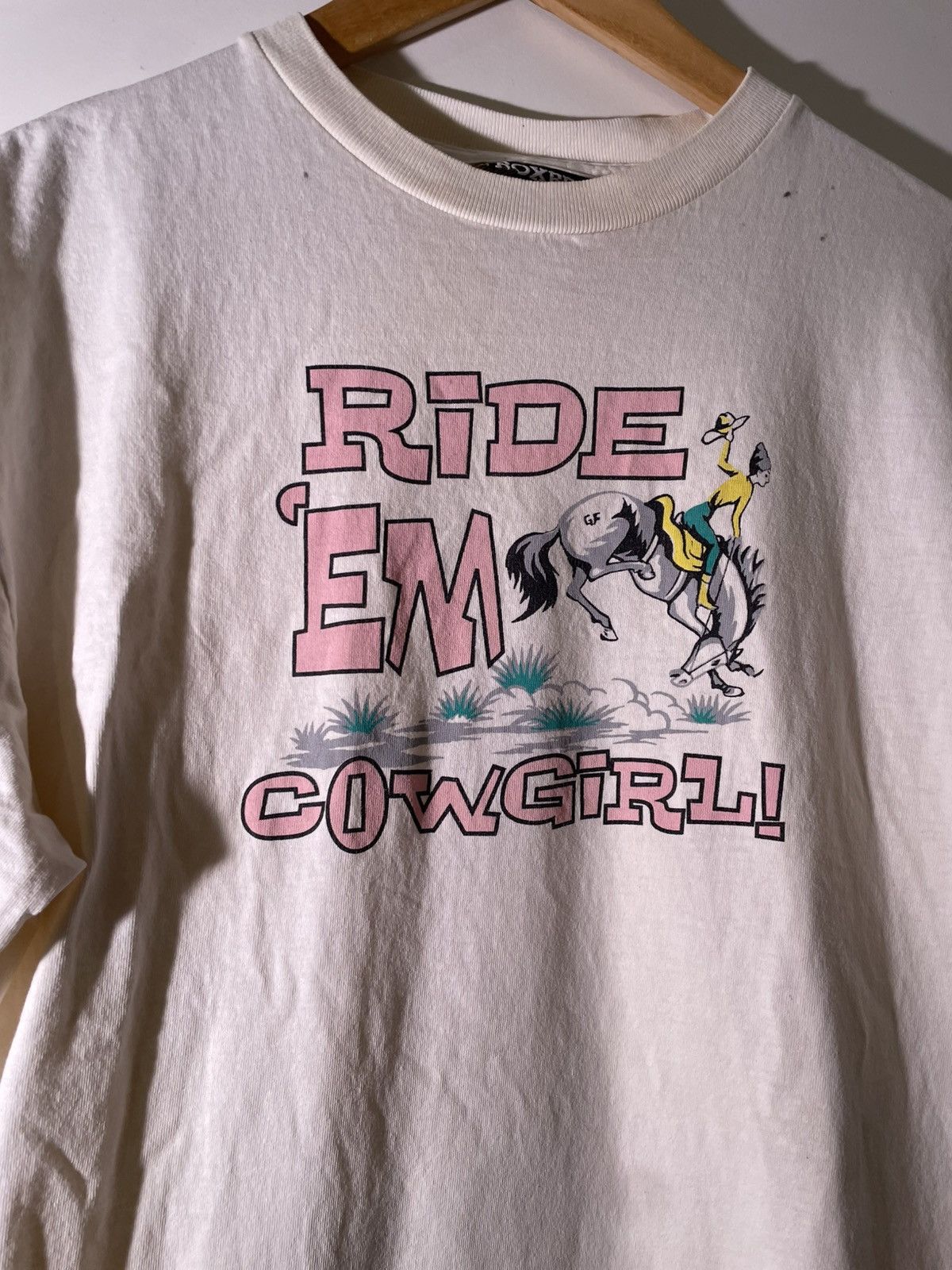 Vintage 90’s 2000’s Y2K VTG Vintage Joe Boxer Ride Em Cowgirl Shirt Size US L / EU 52-54 / 3 - 3 Thumbnail