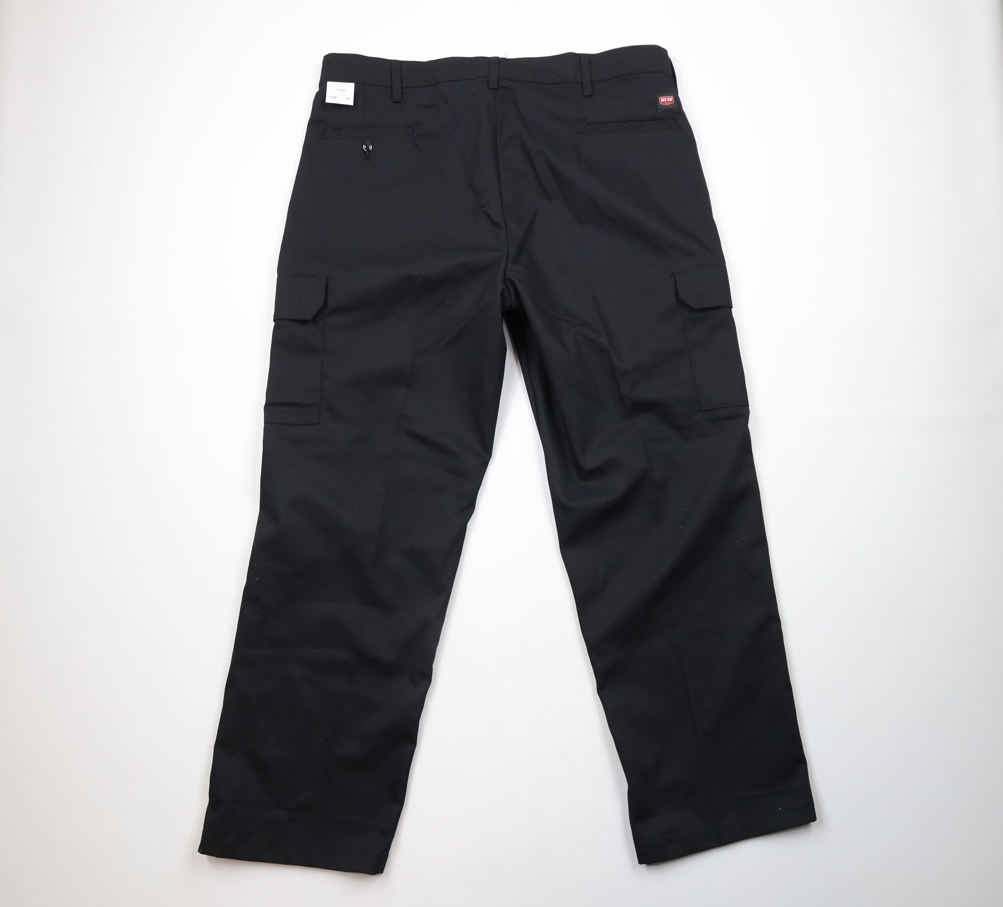 Vintage Vintage 90s Streetwear Wide Leg Cargo Work Pants Black Size US 40 / EU 56 - 7 Thumbnail