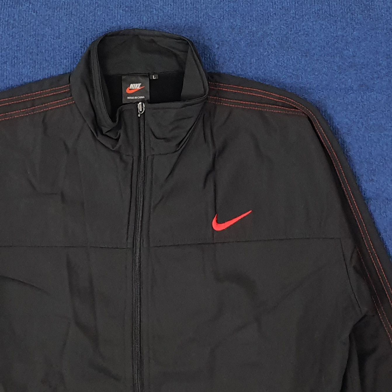 Nike Vintage Nike Outdoor Zipper Track Jacket C248N7 Size US L / EU 52-54 / 3 - 2 Thumbnail