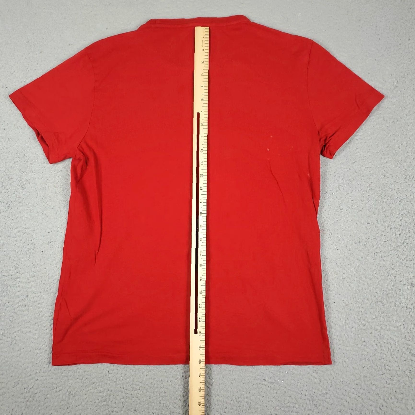 Polo Ralph Lauren Polo Ralph Lauren Shirt Mens M Red Blue Pony Casual Short Sleeve T-Shirt *STAINED Size US M / EU 48-50 / 2 - 4 Thumbnail