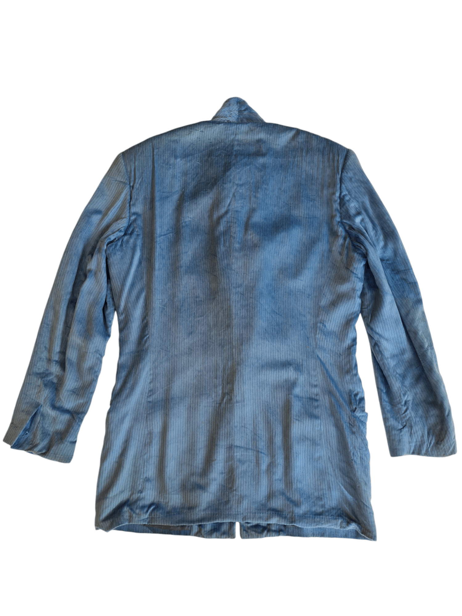 Versace Vintage Gianni Versace Velvet Jacket Blue Size US L / EU 52-54 / 3 - 3 Thumbnail