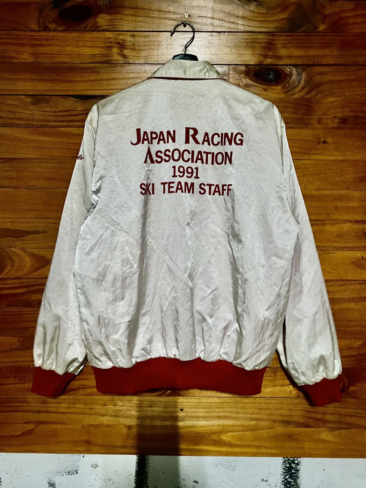 Vintage Vintage Japan Racing Association Horseman Reversible Satin Size US M / EU 48-50 / 2 - 5 Thumbnail