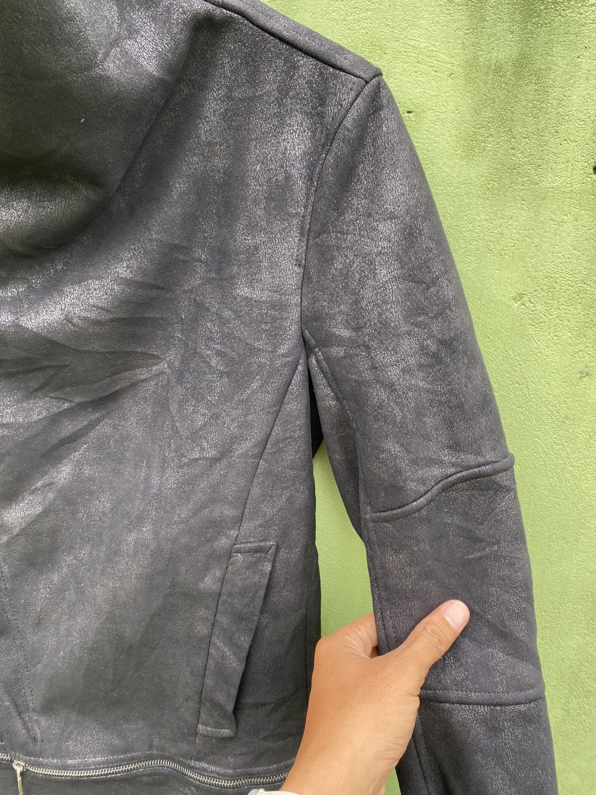 ANDEW Andew Suede Avant Garde Style Asymmetrical Goth Dark Luxury Size US M / EU 48-50 / 2 - 5 Thumbnail
