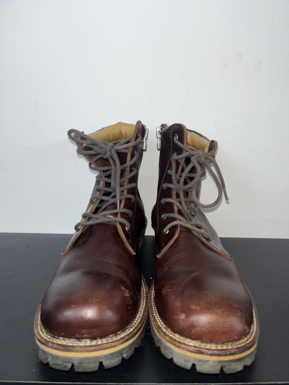 KMRii Jackrose Ann Demeulemeestee Style Cowhide Leather Boots Size US 9 / EU 42 - 22 Thumbnail
