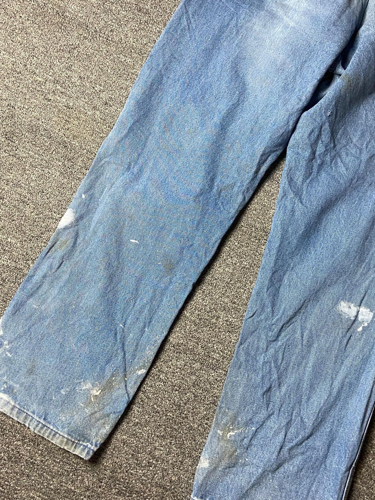 Japanese Brand Japanese Brand Distressed Carpenter Denim (144) Size US 30 / EU 46 - 2 Thumbnail