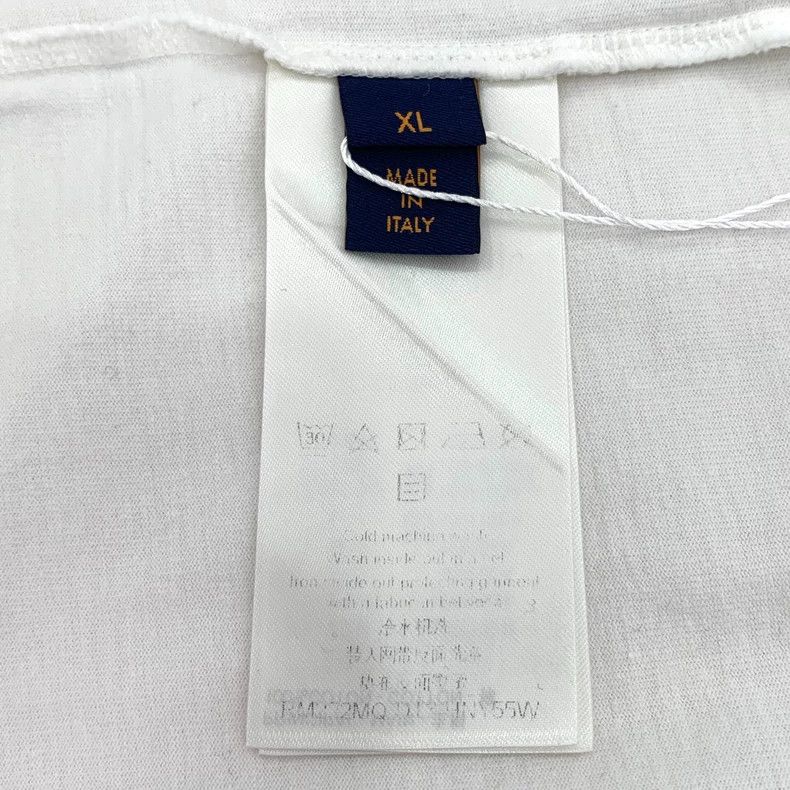 Louis Vuitton Louis Vuitton 22 white logo monogrammed cotton crew neck s Size US XL / EU 56 / 4 - 6 Thumbnail