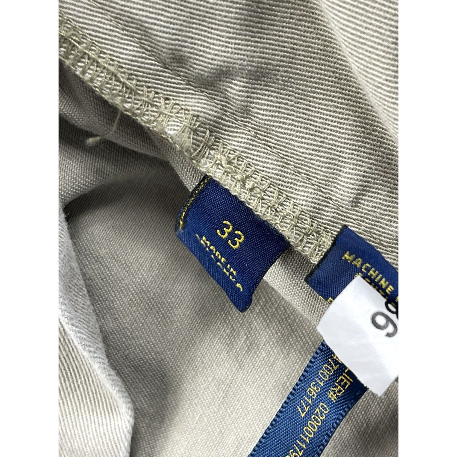 Polo Ralph Lauren Polo Ralph Lauren Men's Golf Shorts 33 Beige Classic Flat Front Cotton Twill Casual Chino Size US XS / EU 42 / 0 - 4 Thumbnail