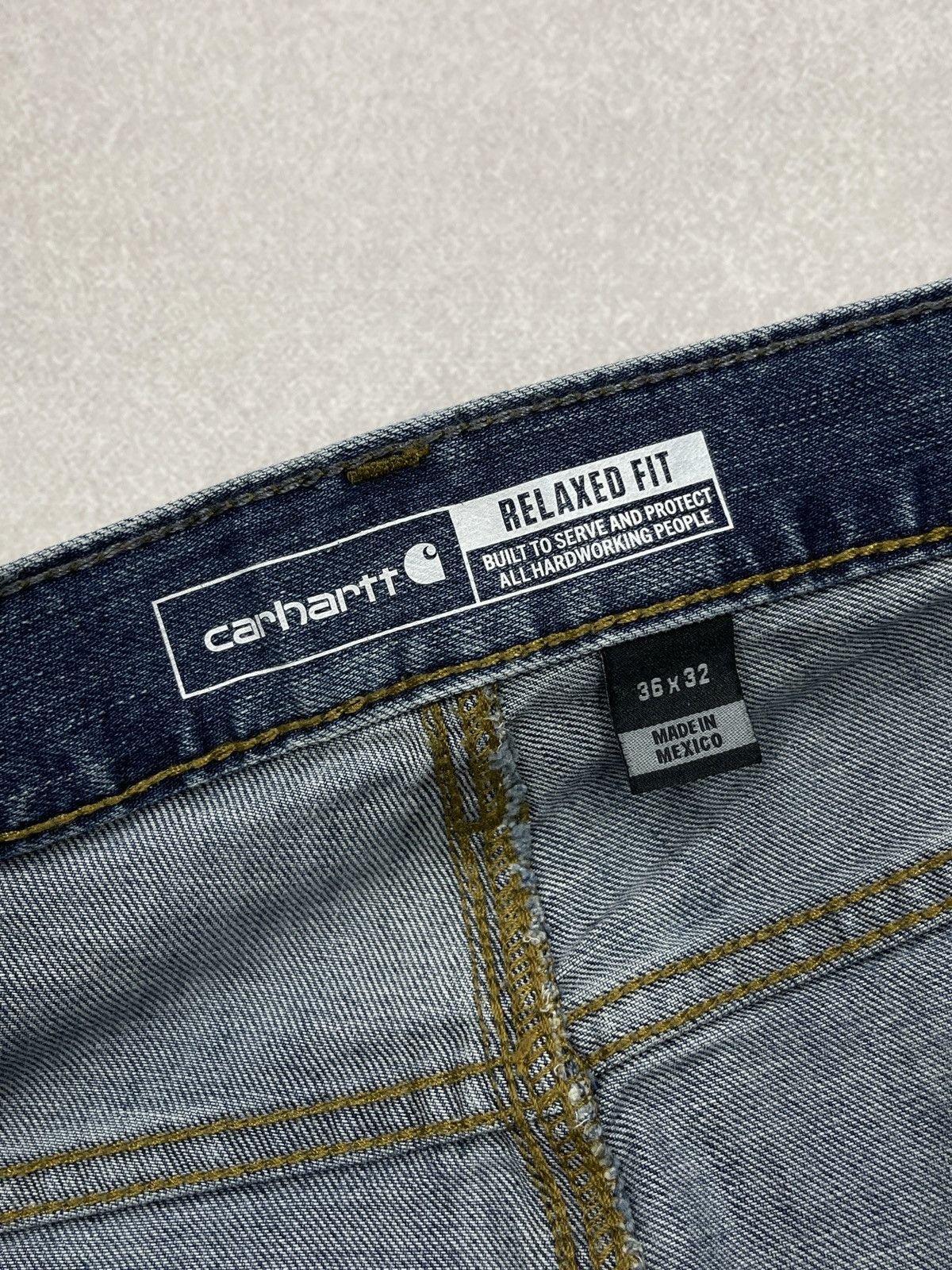 Carhartt Vintage Carhartt WIP Rugged Flex Relaxed Fit Denim Jeans Size US 36 / EU 52 - 11 Thumbnail