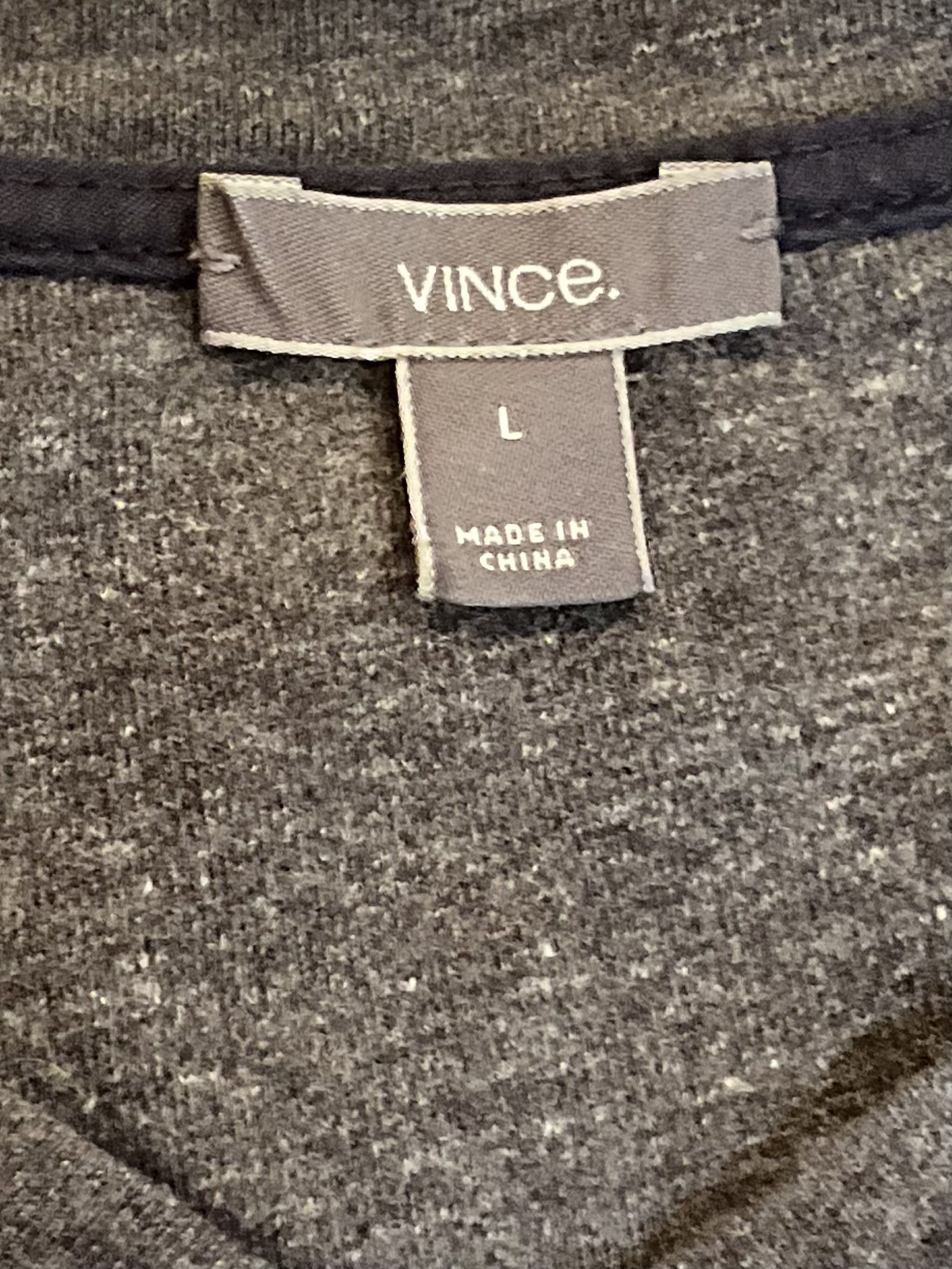 Vince Vince Long Sl Dark Gray/Black Henley Large Size US L / EU 52-54 / 3 - 8 Thumbnail