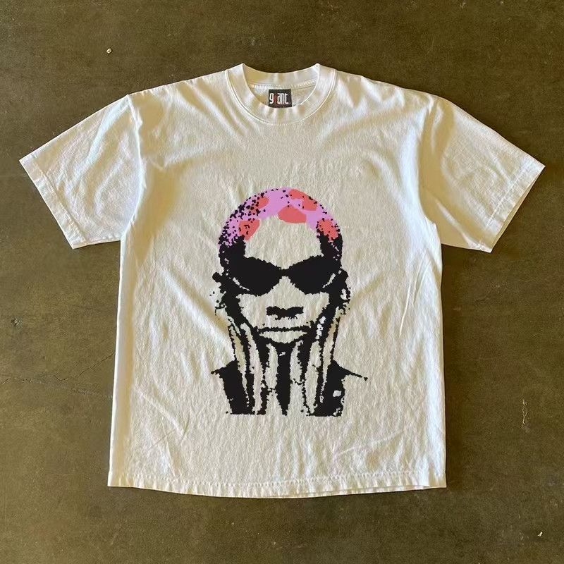 Vintage Street fashion washed retro character print t-shirt Size US M / EU 48-50 / 2 - 1 Thumbnail